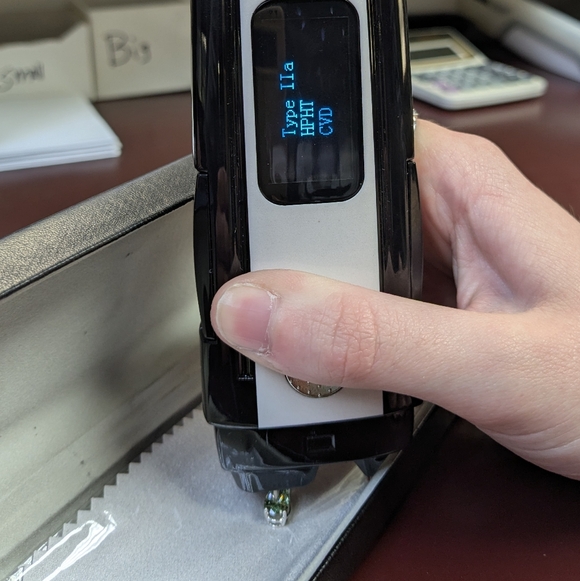 1ct. Green Diamond 10K White Gold Pendant (No Chain) - Picture 6 of 8